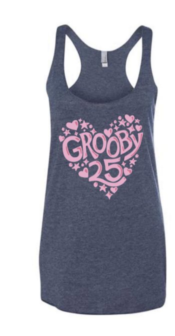 Grooby 25th Anniversary Tank Top - Vintage Blue
